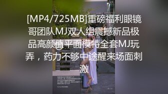 [MP4/725MB]重磅福利眼镜哥团队MJ双人组震撼新品极品高颜值平面模特全套MJ玩弄，药力不够中途醒来场面刺激