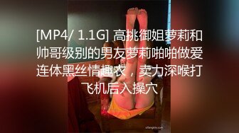 [MP4/ 1.1G] 高挑御姐萝莉和帅哥级别的男友萝莉啪啪做爱连体黑丝情趣衣，卖力深喉打飞机后入操穴