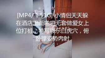 [MP4/ 1.51G] 小情侣天天躲在酒店里面啪啪无套做爱女上位打桩，特写展示白虎穴，俯卧撑姿势内射