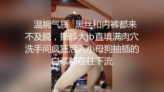 ✿温婉气质✿黑丝和内裤都来不及脱，撕碎大jb直填满肉穴洗手间疯狂后入小母狗抽插的白浆都在往下流